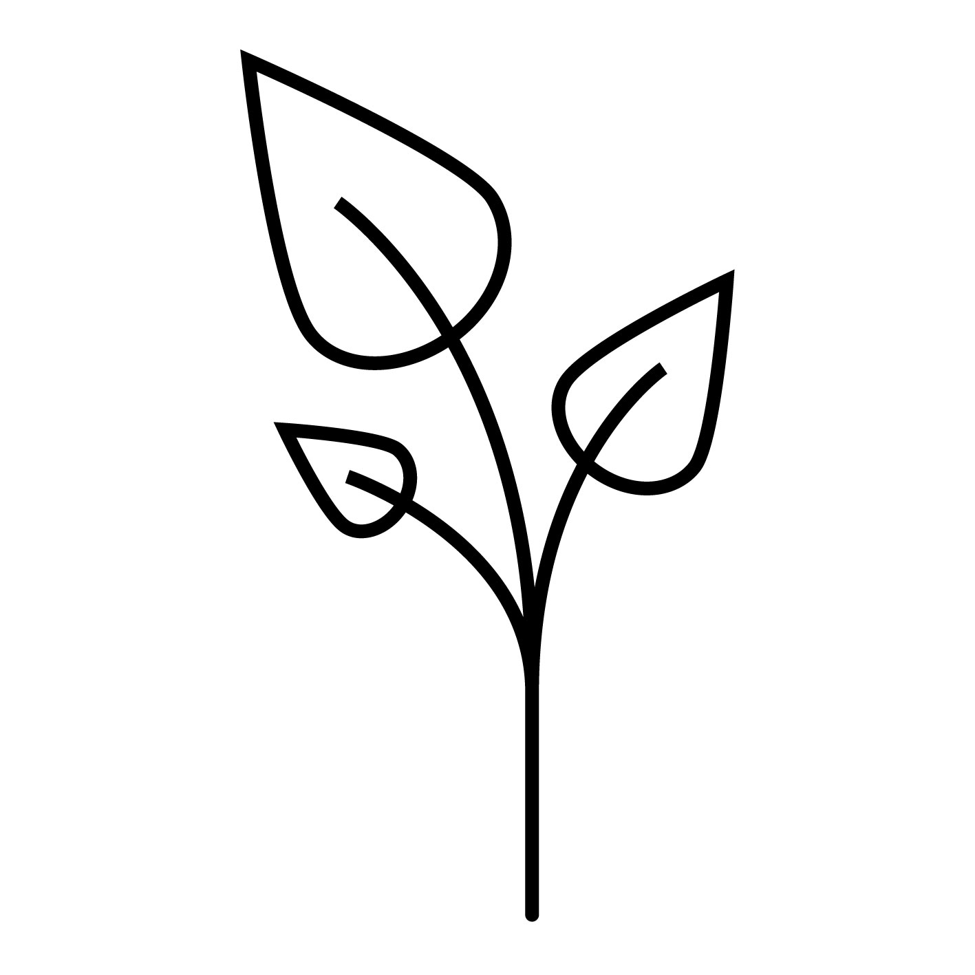 Pictogramme d'une jeune pousse