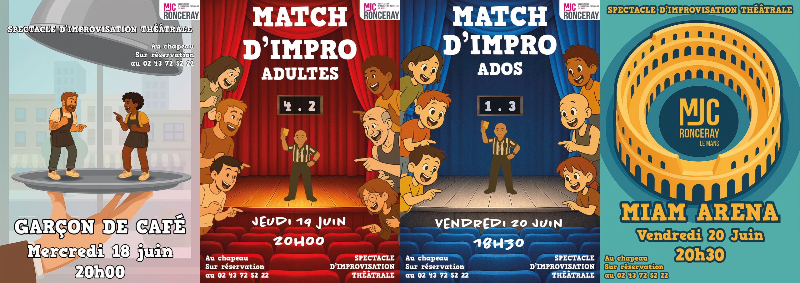 Visuel de l'événement « SPECTACLES D’IMPROVISATION »