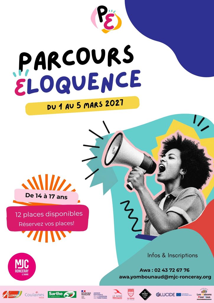 Affiche du Parcours Éloquence, Quartiers Sud