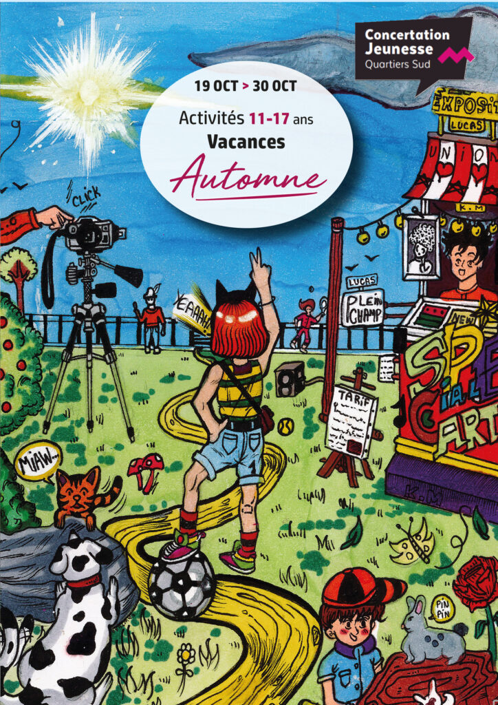 Programme des vacances de la concertation jeunesse, page 1